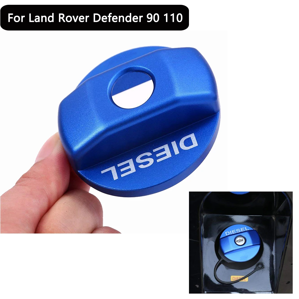 

Aluminum alloy Diesel Fuel Tank Cap Frame Trim For Land Rover Defender 90 110