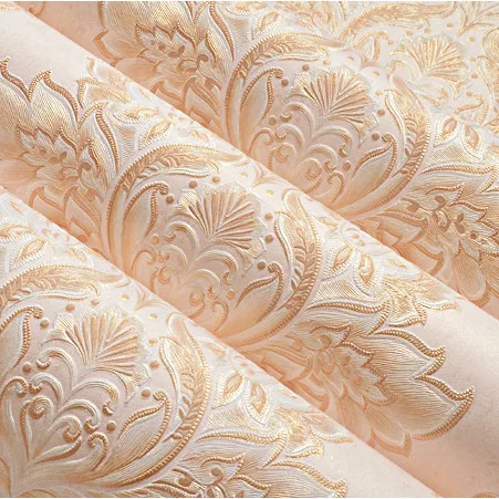 JA5066 Damask роскошные обои Цветочные Резные тисненый текстурированный обои для спальни стены гостиной вертикальные полосы - Цвет: JA5066
