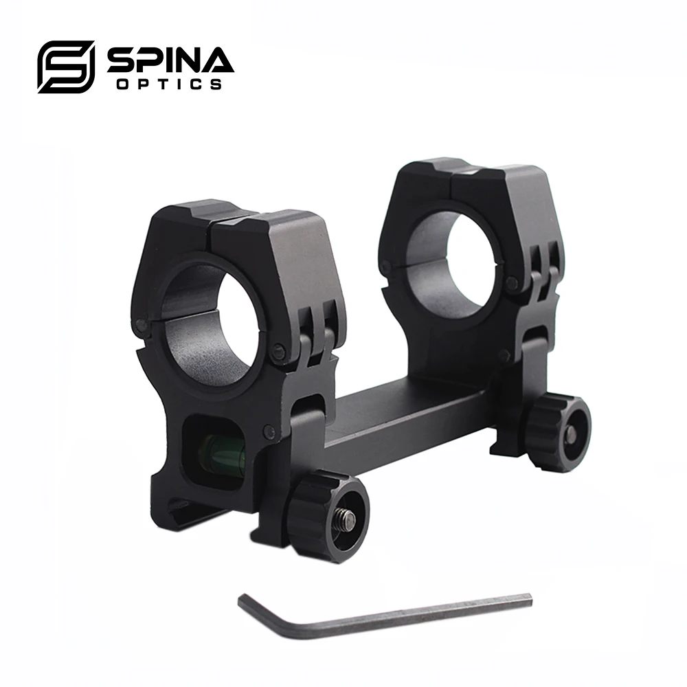 

Rifle Scope Mount M10 QD-L 1 Inch 25.4/30MM Dual Rail Picatinny Weaver Ring with Bubble Level For Hunting Tactical Rilfescope