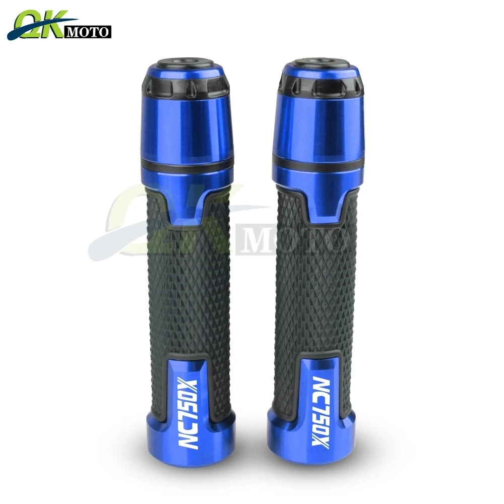 Аксессуары для мотоциклов 7/8 ''22 мм CNC алюминиевая рукоятка руля и ручка торцевой слайдер колпачок вилка часть для Honda nc 750x NC750X - Цвет: NC750X
