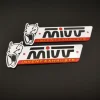 2PCS/Lot        3D Aluminium Heat-resistant Motorcycle Sticker Exhaust Pipe Decal For MIVV ► Photo 2/2