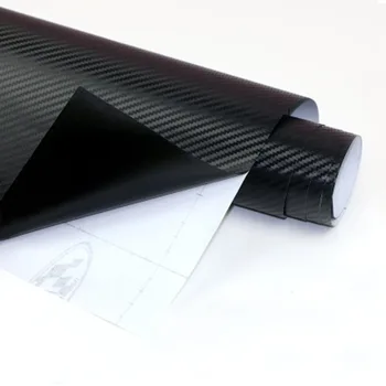 

newDIY 3D Carbon Fiber Car Auto Decal Vinyl Film Wrap Roll Adhesive Car Sticker Sheet