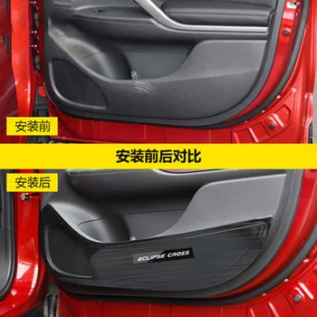 

High quality stainless steel door anti-kick pad anti-slip board for Mitsubishi Eclipse Cross 2018-2019 Car Styling