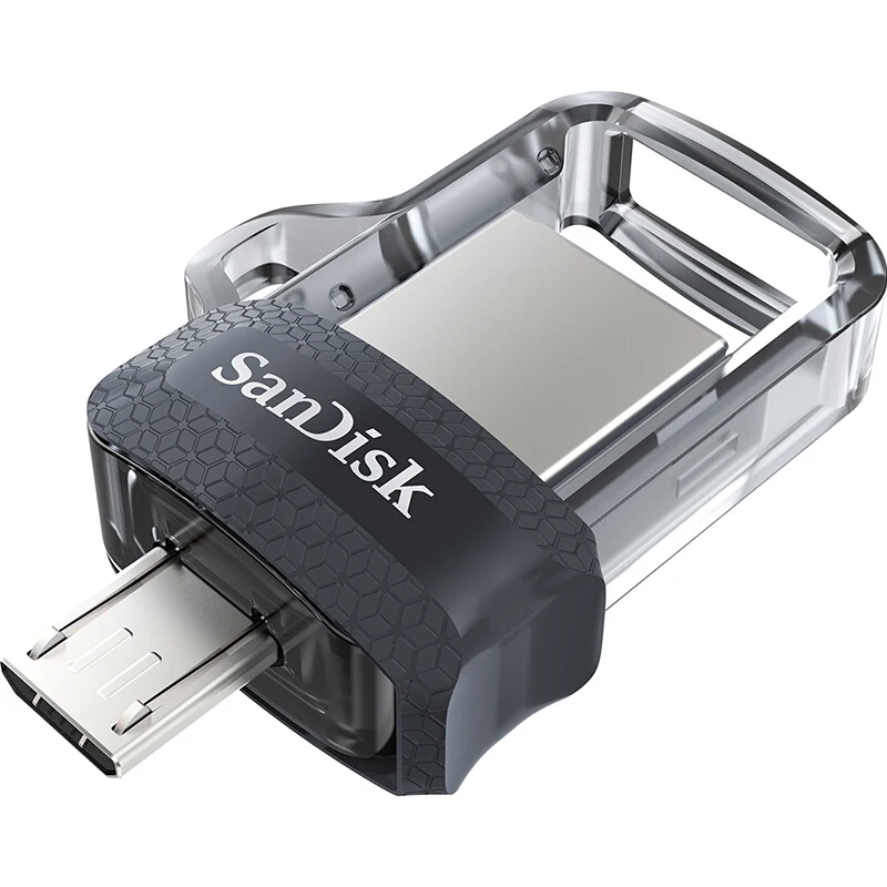 Карта памяти Micro SD SDDD3 крайне высокая скорость 150 м/с двойной OTG USB флеш-накопитель 64Гб 128 ГБ оперативной памяти, 32 Гб встроенной памяти, 16 Гб флэш-накопитель USB3.0 от PenDrive, натуральная кожа