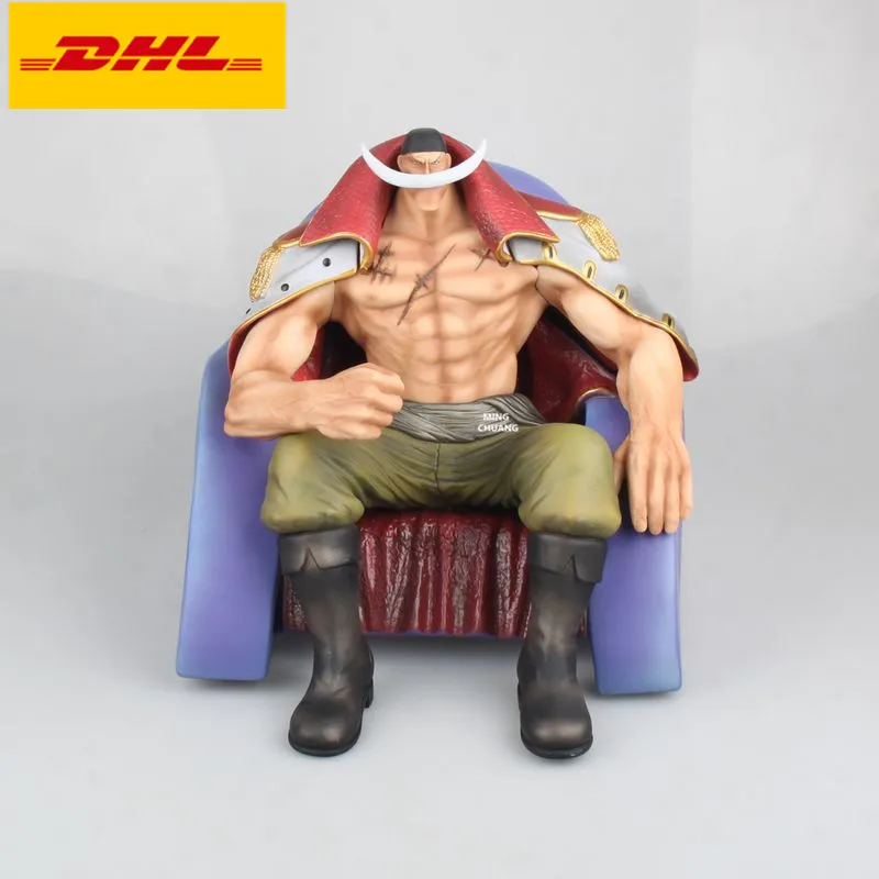 " Цельная статуя Whitebeard Пираты бюст четыре императора полноразмерный портрет Эдварда Ньюгейта ПВХ фигурка игрушка 20 см V937 - Цвет: Фиолетовый