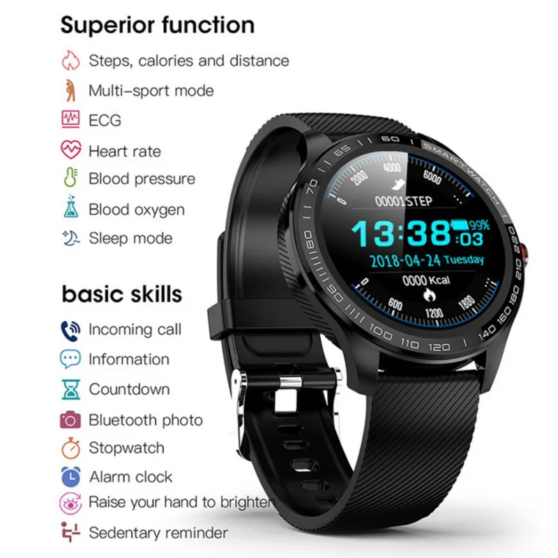 Умные часы спортивные для Android и так далее телефон Smartwatch монитор сердечного ритма функции кровяного давления для взрослых и детей