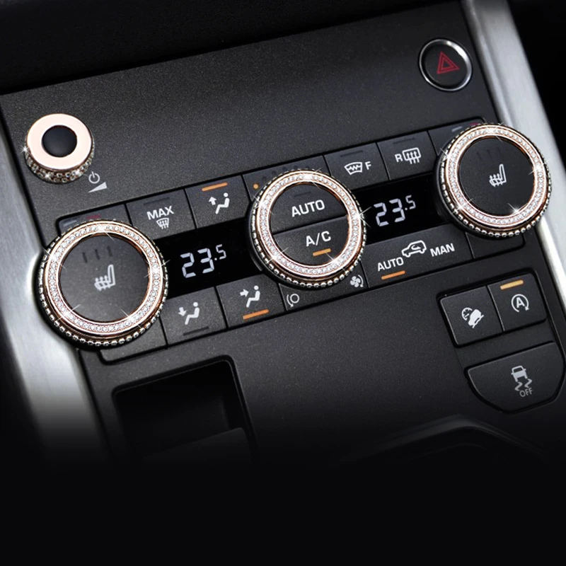 Алмазная аудио воздушная ручка кондиционера украшение для Land Rover 14-17 Range Rover Sport Executive Edition Aurora для интерьера автомобиля