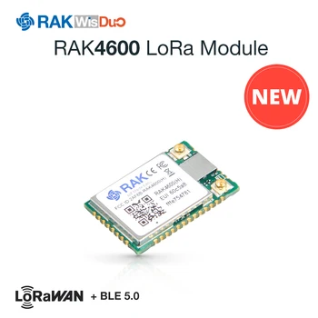 

RAK4600 LoRa Module includes an RF52832 MCU and an SX1276 LoRa chip.It complies with LoRaWAN 1.0.2 protocols.it supports BLE 5.0