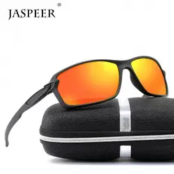 JASPEER мужские поляризованные солнцезащитные очки на открытом воздухе Квадратные Солнцезащитные очки для женщин Путешествия вождения ПК