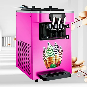 

Factory direct sales in 2020 new high-quality commercial desktop Italian soft ice cream machine cone ice cream machine