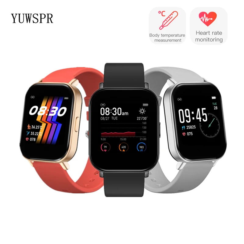 

Bluetooth Watches Fitness Tracker Body Temperature Heart Rate Entspannen Metronome Sports Bracelet Smartwatch R66