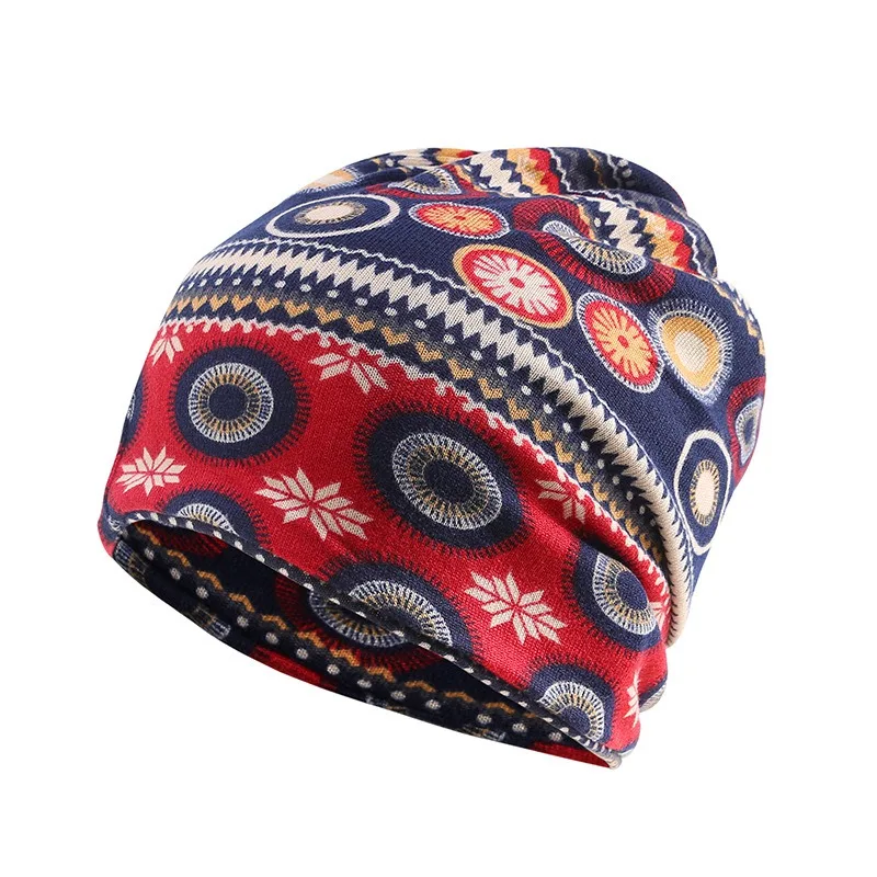WZCX геометрический принт Skullies Beanies Универсальный шарф Эластичность Регулируемая модная новая зимняя Лыжная Шапочка