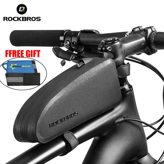 US $10.75 ROCKBROS Cycling Bike Bicycle Top Front Tube Bag Waterproof Frame Bag Big Capacity MTB Bicycle Pann