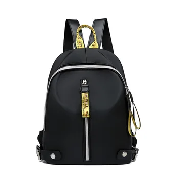 

Black Backpack Women Backpack Solid Color Women Shoulder Bag Fashion School Bag For Teenage Girl Children Backpacks Travel Bag
