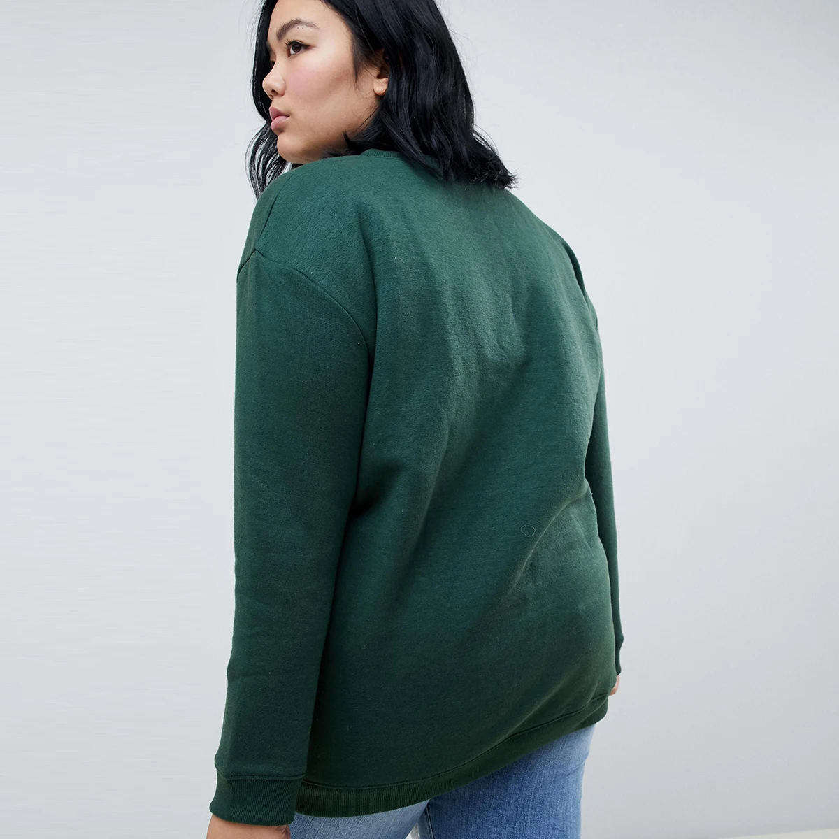 Kissmilk/Женские повседневные трикотажные пуловеры с надписями и круглым вырезом; большие размеры