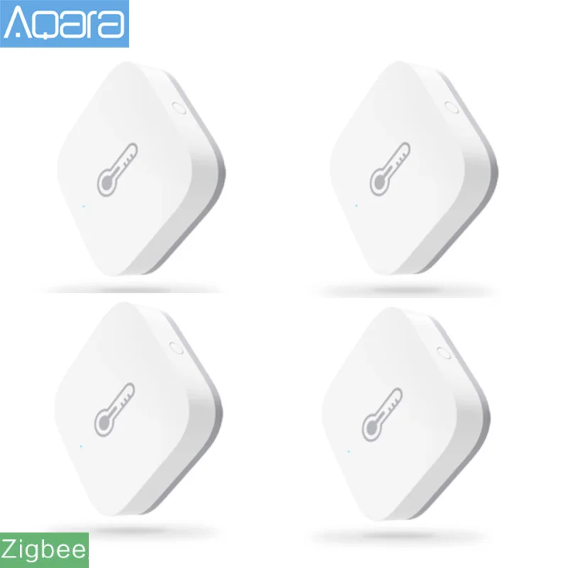 2 Stück Aqara Temperatur Luftfeuchtigkeits-Sensor WiFi APP Fernbedienung 2 Stück Aqara Temperatur Luftfeuchtigkeits-Sensor WiFi APP Fernbedienung