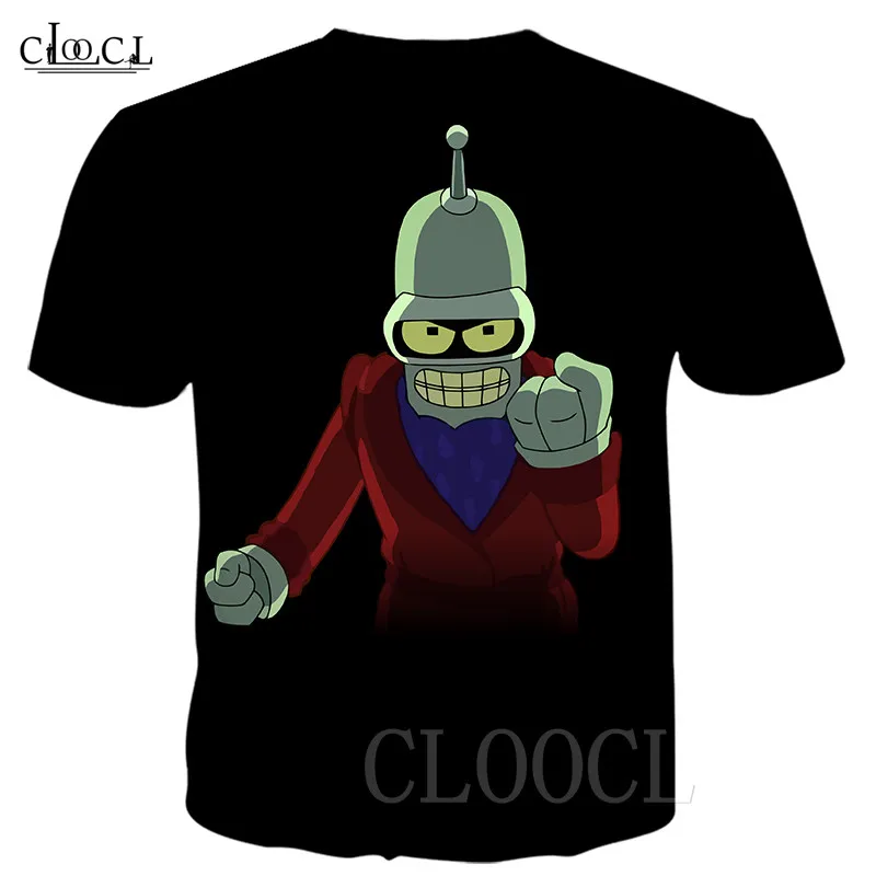 Футболки Futurama для мужчин и женщин; Летняя Повседневная футболка в стиле хип-хоп; футболка с 3D принтом из мультфильма аниме; толстовки Harajuku; модные пуловеры