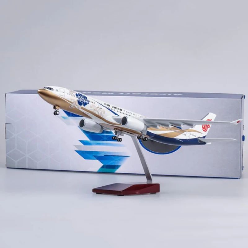 47 см 1/135 масштаб Airbus A330 модель AIR China Airlines Airway с шасси колеса светильник из смолы