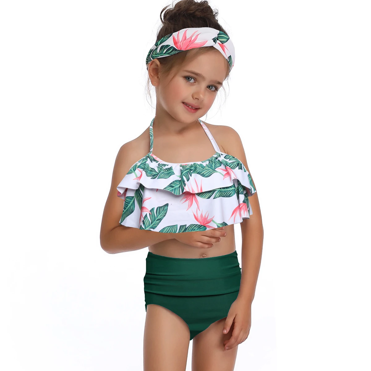 high leg bikini set Matching Family SwimwearMother Girl Bikini Swimsuit For Mom and Daughter Swimsuits Female Children Baby Kid Beach Bathing Suits Bikini Sethigh waisted bikini set