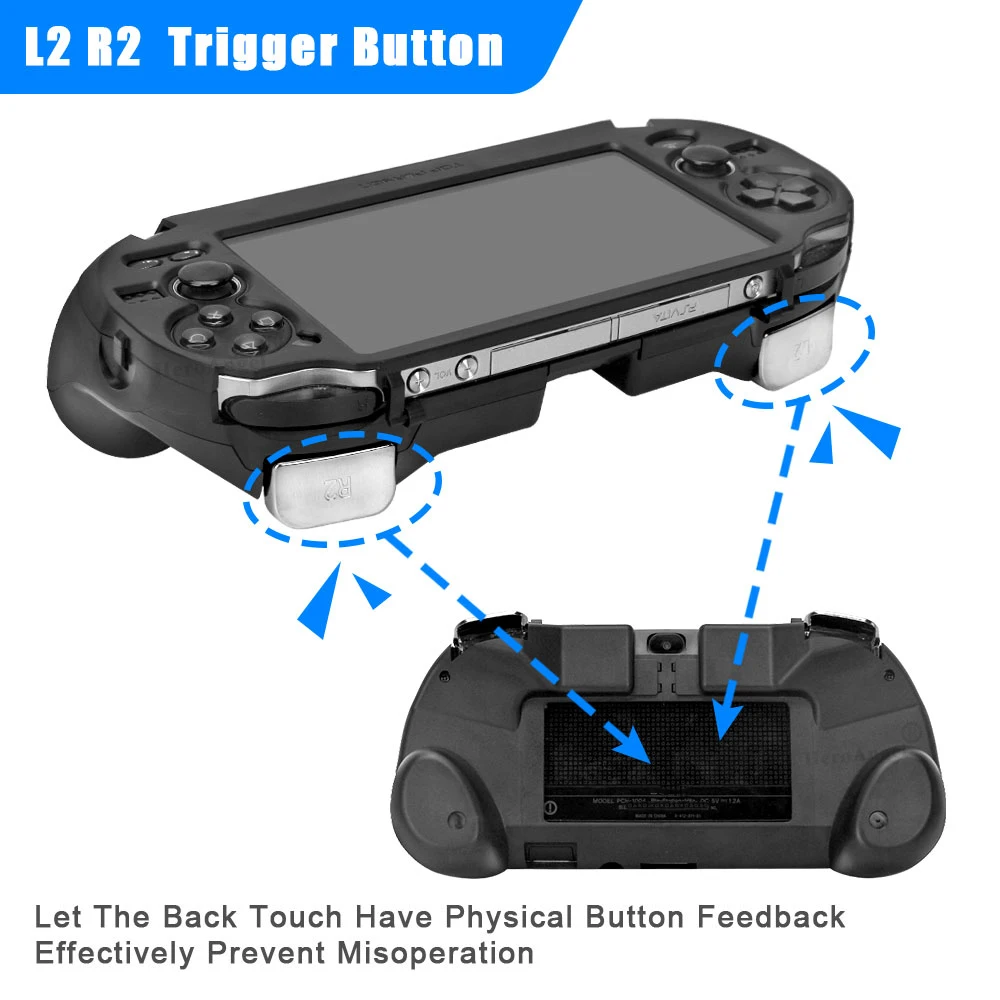 21 New Game Console Hand Grip Handle Stand For Psv1000 Ps Vita 1000 Joypad Stand Case With L2 R2 Trigger Button Dropshippin Cases Aliexpress