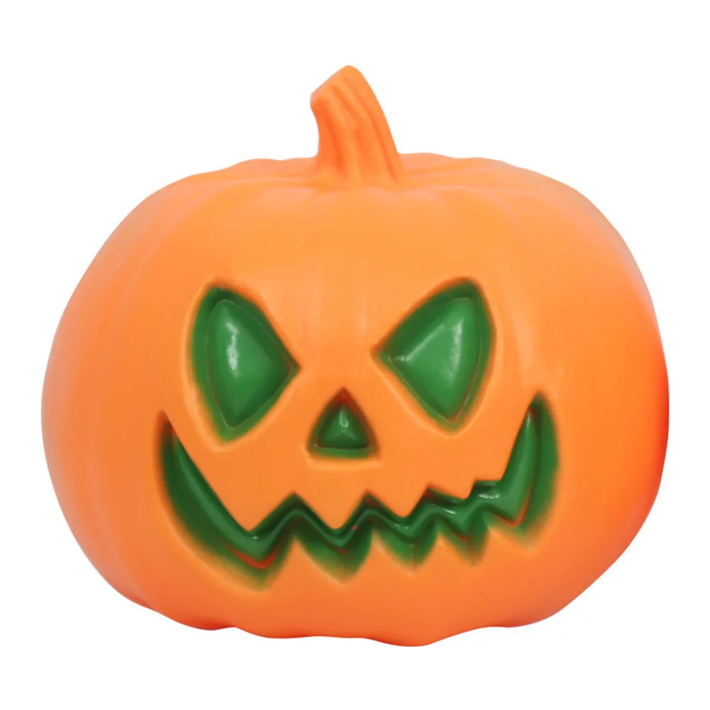 

PVC Home Decorative Props Party Atmosphere Ball Luminous LED Light Children Pumpkin Lantern Portable Indoor Outdoor Halloween