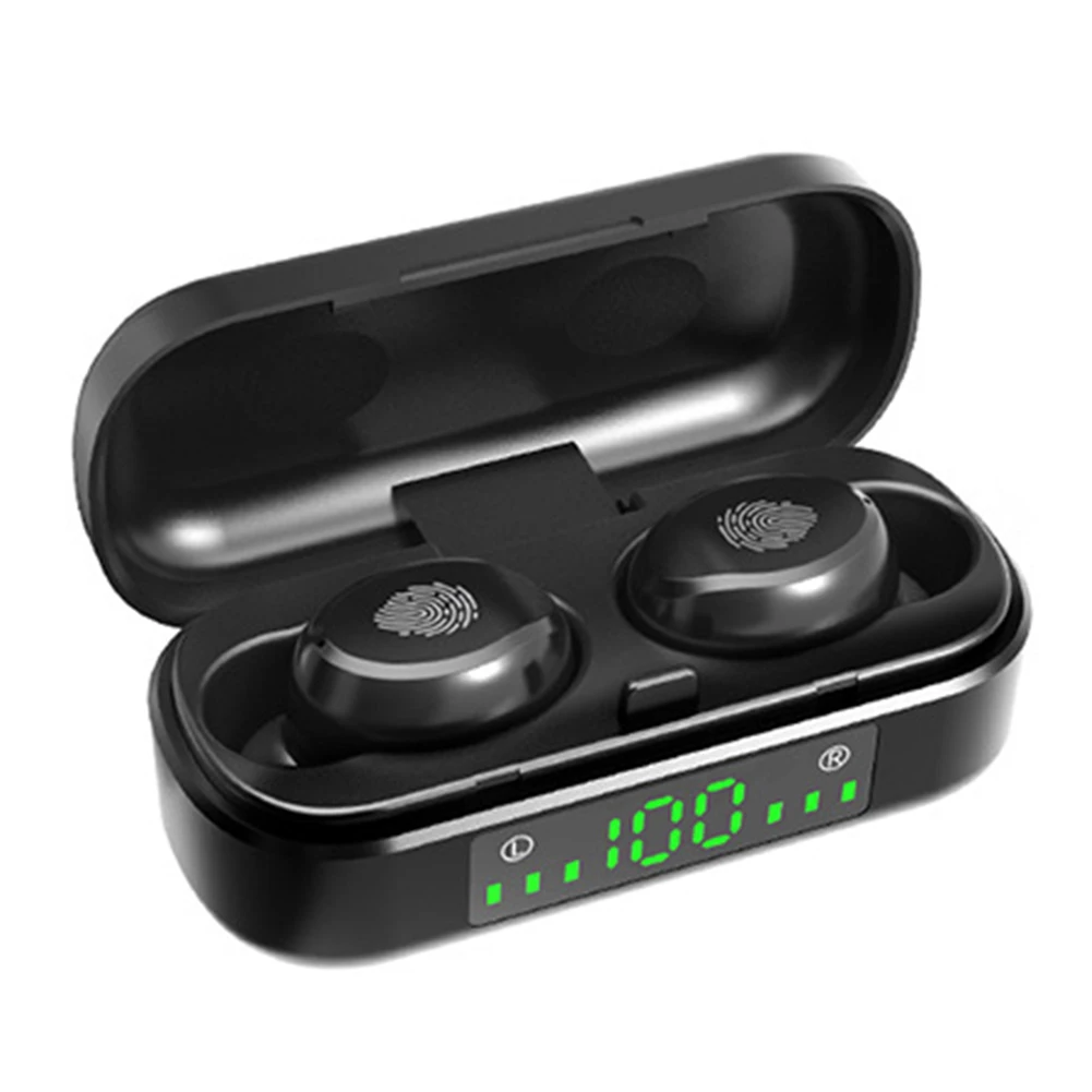 LED Display In Ear Bluetooth 5 0 Calling Outdoor Sports Waterproof With Charging Case Wireless Earbuds Music HIFI Touch Control