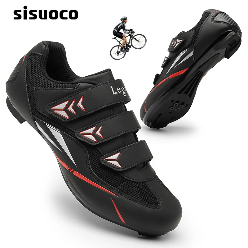 Zapatillas de ciclismo de montaña para hombre y mujer, calzado con