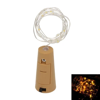 

Wine Bottle LED Lights, 2M 20 LED Cork Shaped Fairy Lamp for Party Birthday Wedding Home Table Decor