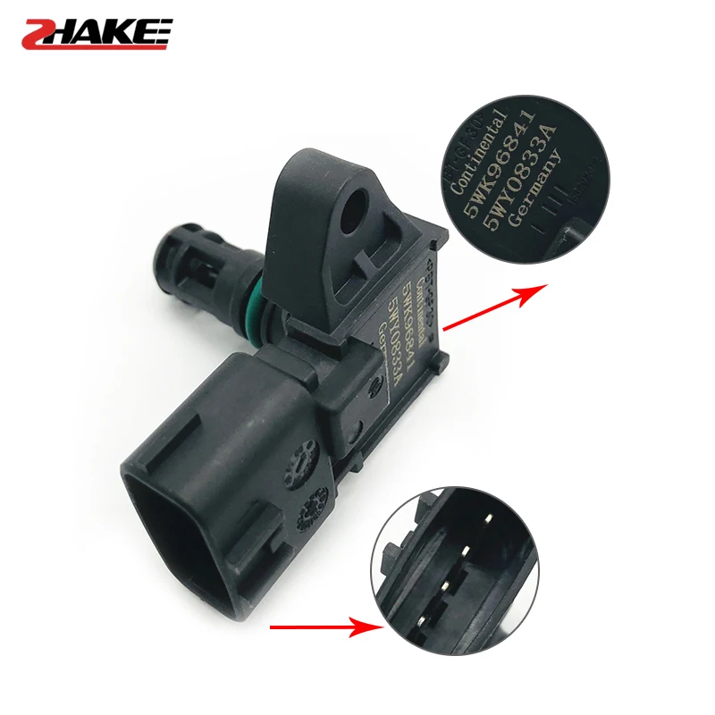 

5WK96841 2045431 4Bar (4 Bar) Manifold Intake Air Pressure sensor MAP Sensor For Renault Peugeot 405 Kia Pride FOR Citroen