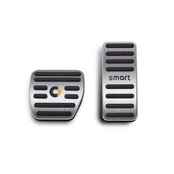 

Car Accelerator Brake Pedal Cover Foot Non-slip Skidproof Sticker Protector For Smart 453 fortwo forfour Interior Accessories