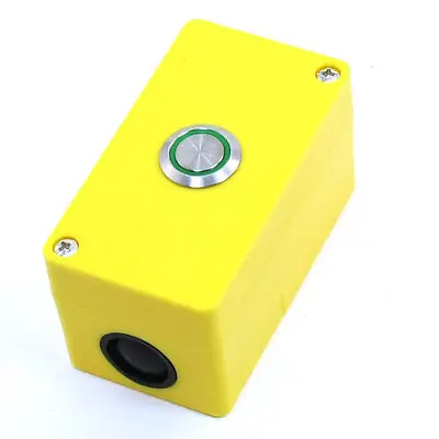

SPDT 1NC 1NO Green Indicator Latching Metallic Push Button Station