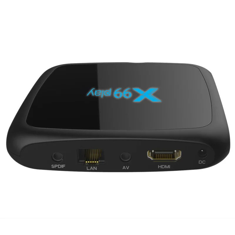 ТВ приставка X99 Play Android 9,0 RK 3318 2,4G+ 5G 4GB 64GB WiFi 100Mbps USB3.0 4K VP9 телеприставка