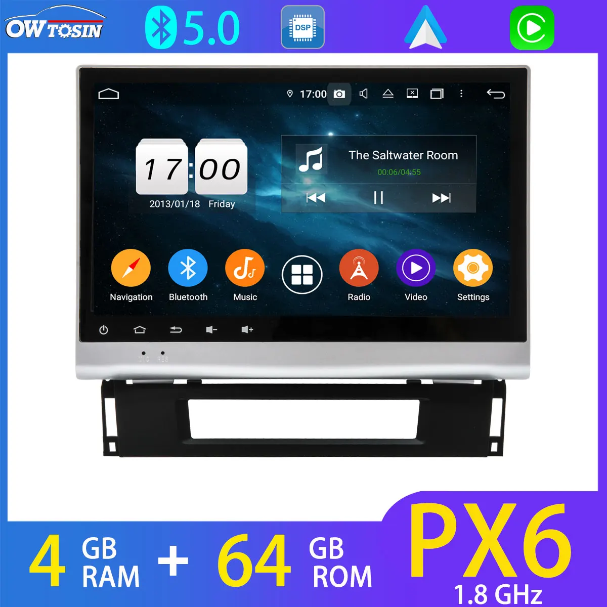 10 1 &quotPX6 4 + 64G Android автомобильный мультимедийный плеер для Opel Vauxhall Holden Astra J GPS Bluetooth