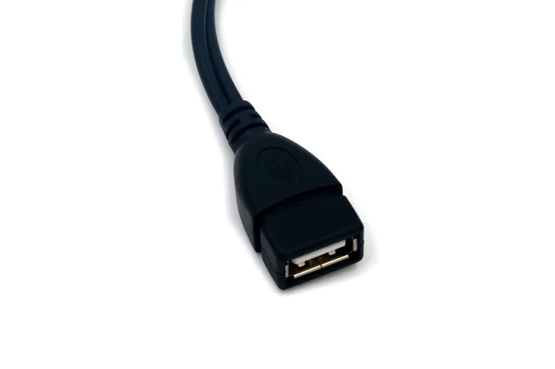 30 шт./лот 2 в 1 OTG Micro USB хост Мощность Y сплиттер USB адаптер к Micro 5 Pin Мужской Женский кабель
