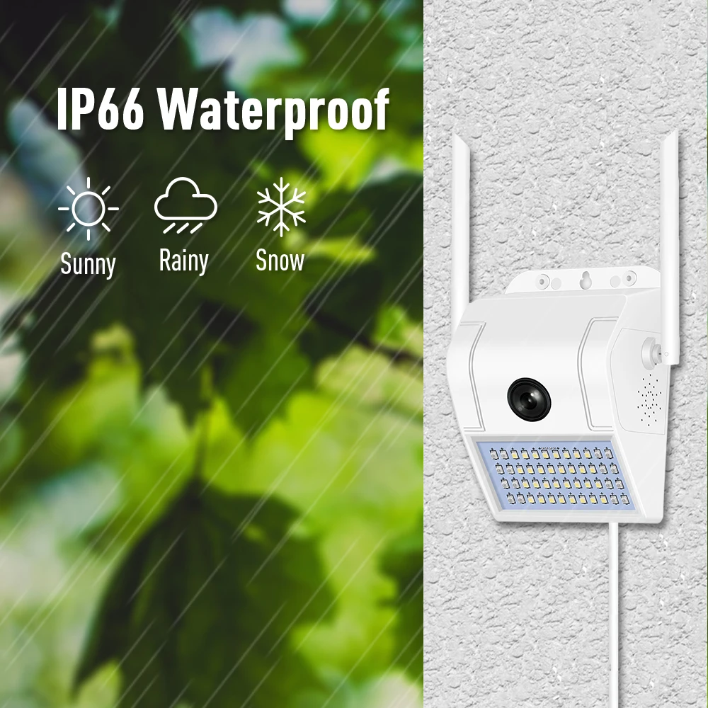 HD1080P Wifi камера, настенный уличный светильник, беспроводная наружная беспроводная камера, широкоугольный двойной светильник, двухстороннее аудио Обнаружение движения V380