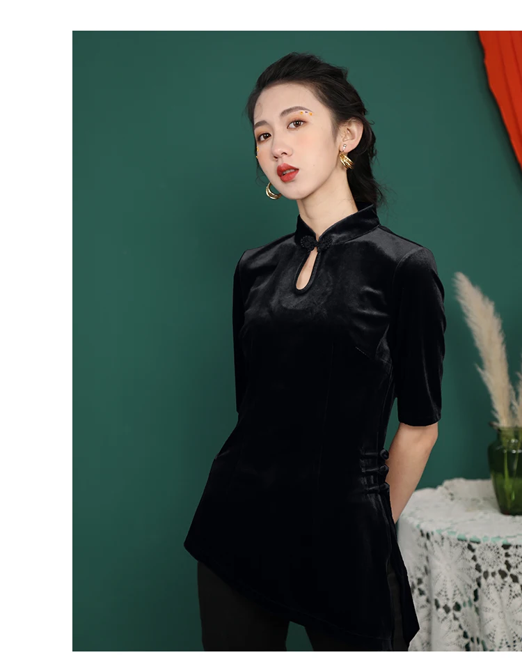 SWEETXUE новые модные женские бархатные рубашки, однотонные велюровые топы, женские облегающие элегантные рубашки для отдыха для девушек