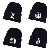 Аниме смайлик вязаная шапка для косплея унисекс принт Для Взрослых Повседневная хлопковая шапка Подростковая зимняя вязаная шапочка