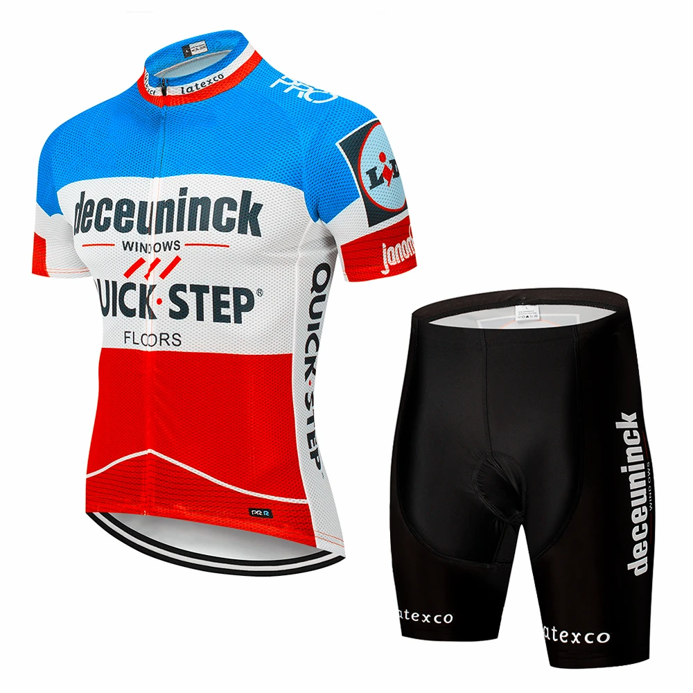 Новинка, QUICK STEP, Мужская велосипедная одежда, велосипедные шорты, набор, MTB Одежда, Ropa Ciclismo, Майо, мужская летняя профессиональная велосипедная одежда, гелевая подкладка - Цвет: Pic Color