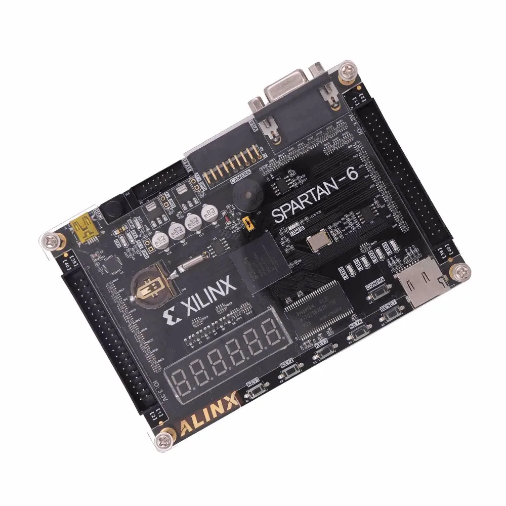 Плата разработки Xilinx Spartan6 fpga 256 Мб XC6SLX9 SDRAM FLASH SD карта камера VGA|Демонстрационные