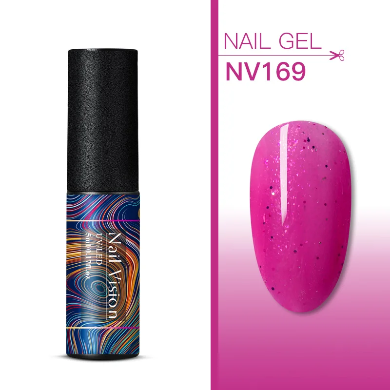 Nail Vision 5 мл УФ-набор гель-лаков для ногтей блестки замачиваются долговечный Гель-лак для ногтей маникюрный лак - Цвет: S06764