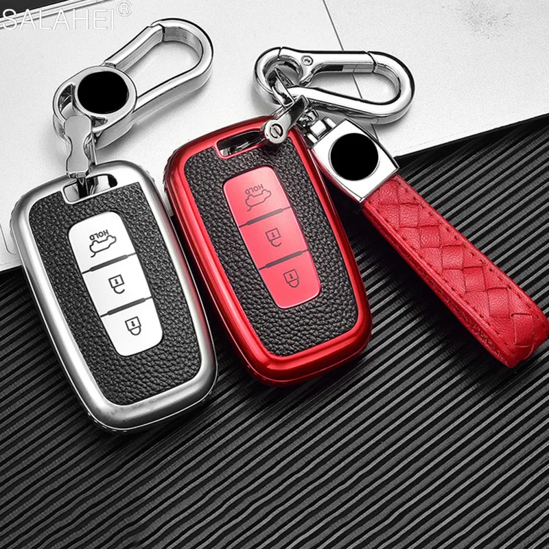 

TPU Car Key Case Cover For KIA RIO K2 K3 Sportage For Hyundai Solaris HB20 Veloster SR IX35 Accent Elantra i30 Car Accessories