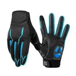 Дышащий теплый нескользящий перчатки для велоспорта полный палец спортивные альпинистские эластичные Модные осенние защитные