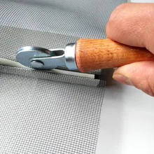 Деревянный металлический экран окна сплайн ролик марли колеса окна установить инструмент экран двери QP2