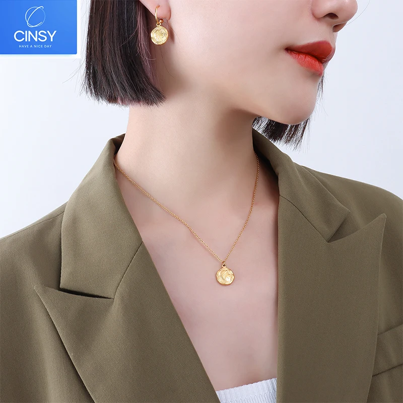 CINSY Jewelry Stainless Steel Earrings Kolczyki Brincos Piercing Christmas Aretes Earrings For Women Pendientes Mujer Earrings