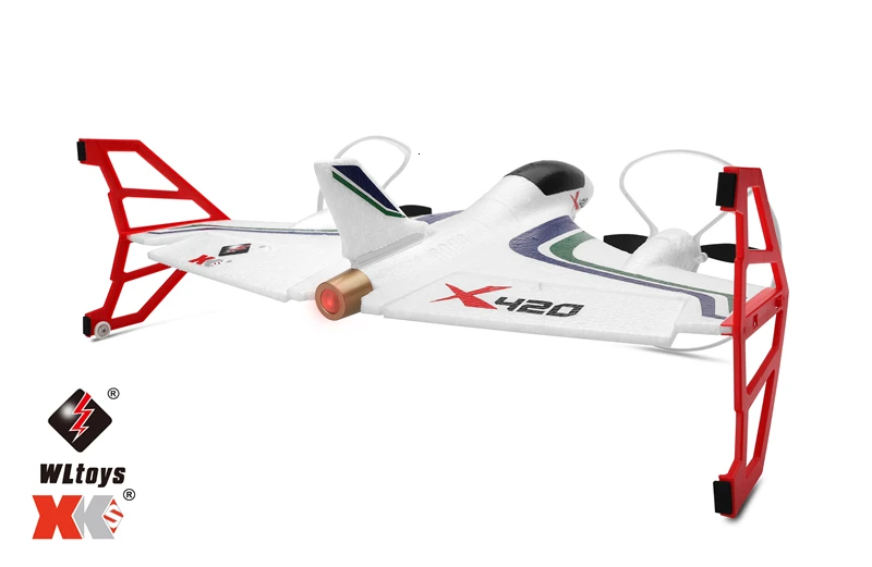 Новинка WLtoys XK X420 X520 Rc самолет 6ch 3d/6g взлет и посадка трюк Rc Дрон Квадрокоптер пульт дистанционного управления Самолет