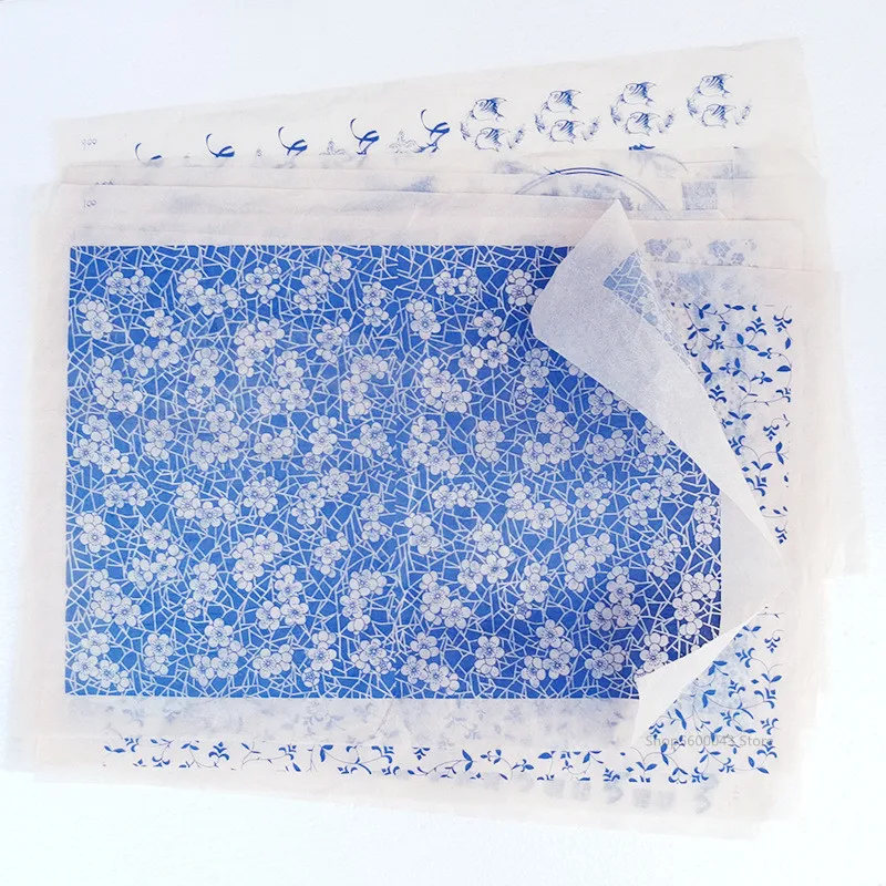 New Ceramic Underglaze Colored Transfer Flower Paper Jingdezhen Flower and Bird Pattern High Temperature Underglaze Applique