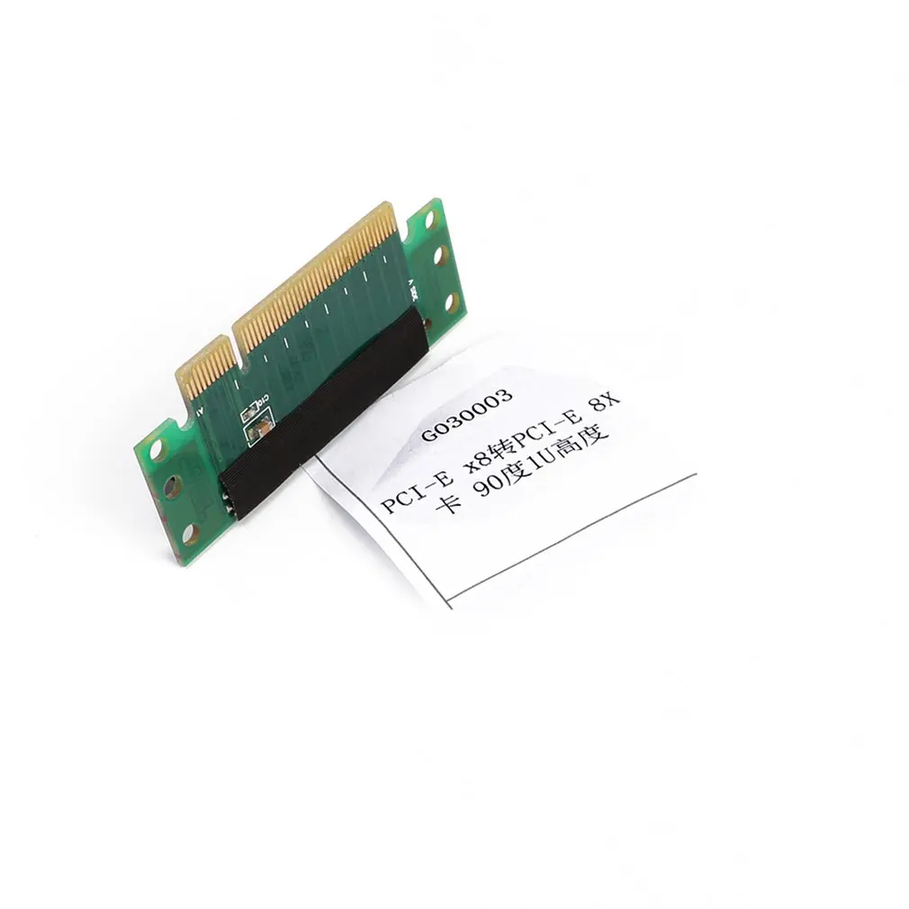 PCI-Express 8x Riser Card 90 градусов прямоугольный адаптер карта 1U высота КОМПЬЮТЕРНЫЙ СЕРВЕР PCIe разъем адаптера