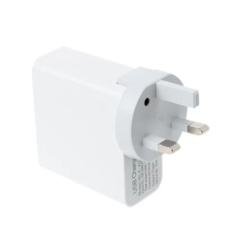 18W Quick Charge 3.0 3x USB QC3.0 Fast Charger Type C Wall Charger Power Adapter for iPhone Samsung Xiaomi Huawei Mobile Phone T
