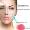 brosse nettoyante visage à Double tête en Silicone, outil de nettoyage du visage
