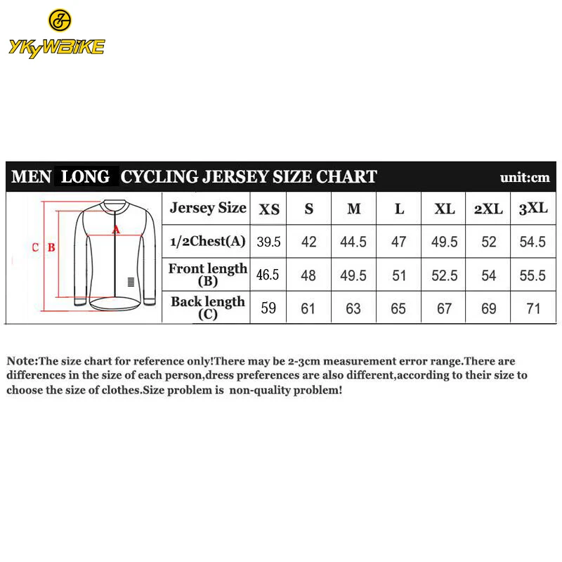 YKYWBIKE WINTER JACKET Thermal Fleece Men Cycling jacket Long Sleeve Cycling Bike Clothing  black 사이클링 겨울 재킷